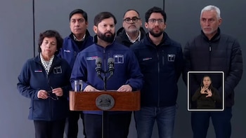 Le président est arrivé à Rancagua