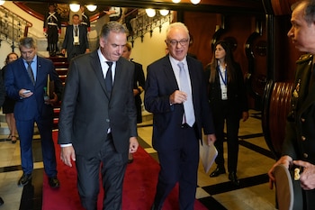 Yamandú Orsi et Mario Lubetkin