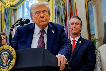 Le président américain Donald