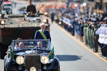 Le président brésilien Luiz Inacio