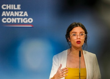 Camila Vallejo, porte-parole du gouvernement,