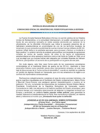 La déclaration en réponse à