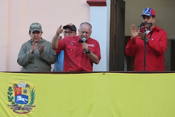 Diosdado Cabello dans un acte
