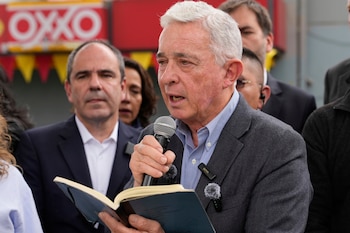 Le président colombien Álvaro Uribe