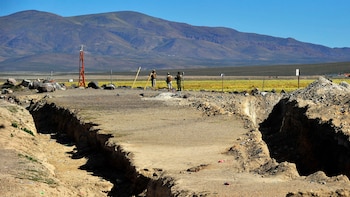 Soldats chiliens à la frontière,