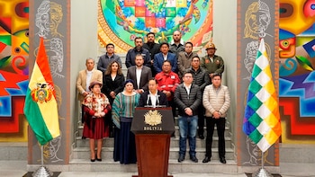 Le président de la Bolivie, Luis