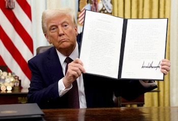 Trump a encore signé un ordre