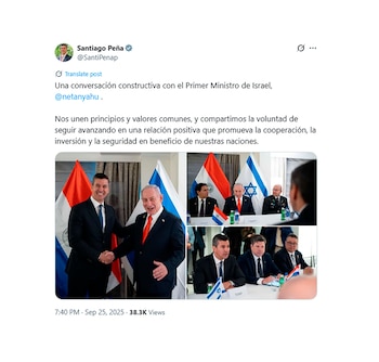Le message de Santiago Peña