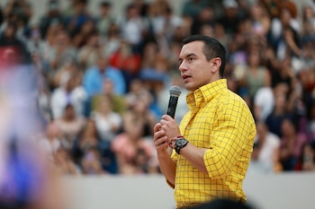 Le président de l'Équateur, Daniel