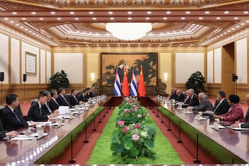 Les délégations de la Chine et