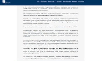 La plénière de la cour