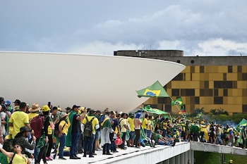 Disciples de l'ancien président Jair Bolsonaro