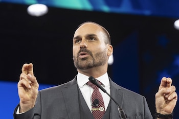 Eduardo Bolsonaro a prononcé un discours