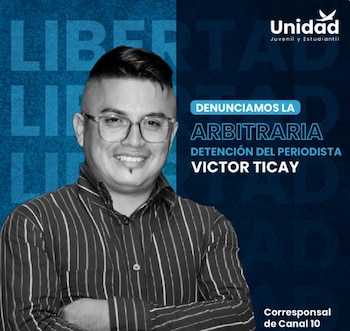 Víctor Ticay a subi une détention après