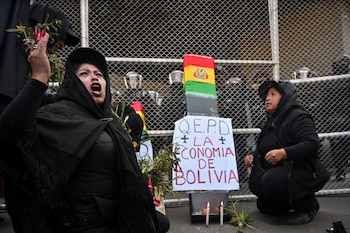 Image de fichier. La Paz, Bolivie.