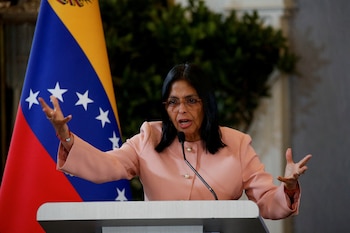 Delcy Rodríguez (Reuters / Leonardo Fernández Viloria)