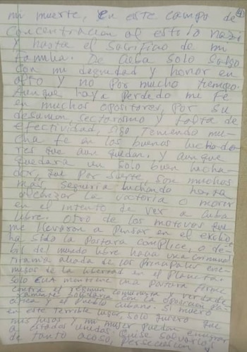 Quatrième Carilla de la lettre