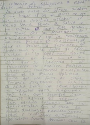 Deuxième partie de la lettre