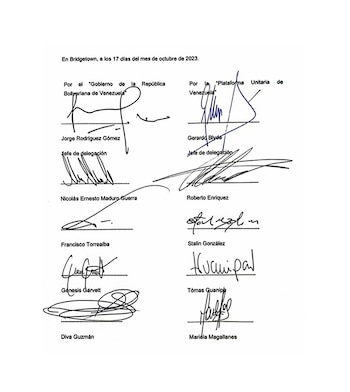 Jorge Rodríguez a dirigé la délégation
