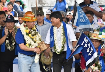 Le président de la Bolivie, Luis