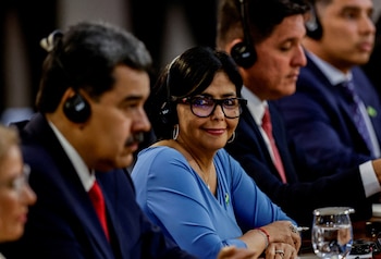 Delcy Rodríguez et son frère