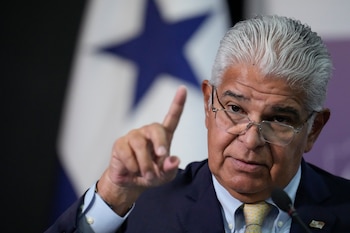 Le président panaméen, José Raúl