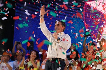 Le candidat à la présidentielle Rodrigo Paz