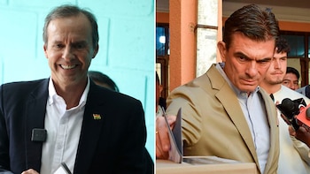 Les deux candidats à
