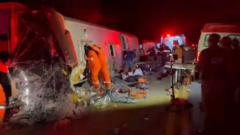 La route est restée fermée jusqu'à