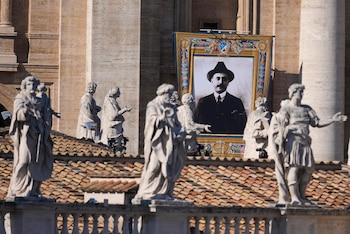 Une tapisserie avec l'image