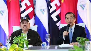 Daniel Ortega avec le vice-président