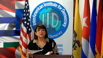 Béatrice Rangel, directrice de l'IID, a présenté