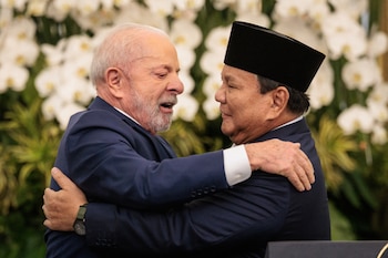 Lula et son homologue indonésien,