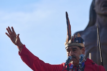 Le président Nicolas Maduro s'exprime