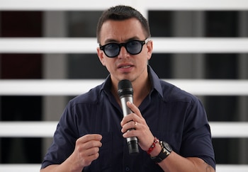 Le président de l'Équateur, Daniel