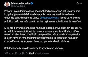 Message d'Edmundo González