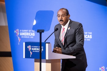 Le Premier ministre d'Antigua