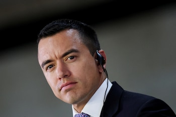 Le président Daniel Noboa était