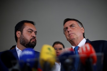 Jair Bolsonaro avec le gouverneur