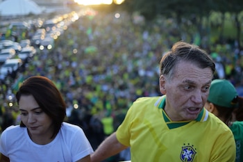 Michelle Bolsonaro avec Jair