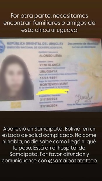 Une story Instagram prévenue