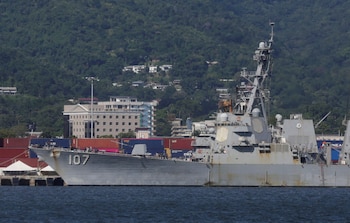 L'USS Gravely à Trinidad