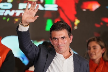 Le candidat à la présidentielle Rodrigo Paz