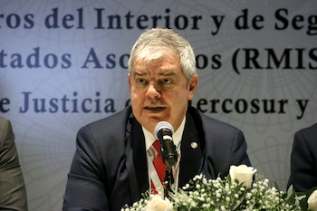 Enrique Riera, ministre de l'Intérieur,