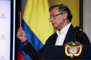 Le président colombien Gustavo Petro.