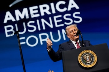 Le président américain Donald