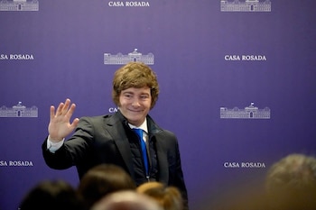 Le président argentin, Javier Milei,