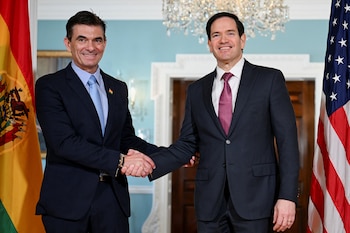 Marco Rubio et Rodrigo Paz