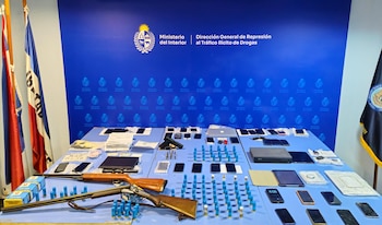 La police a saisi plusieurs