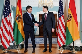Rodrigo Paz avec Marco